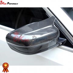 M5 Style Dry Carbon Fiber Side Mirror Cover For BMW 3 Series G20 2019-2022