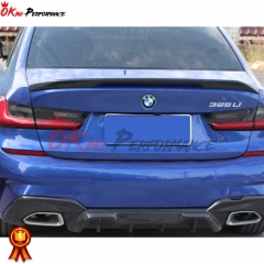 MP Style Carbon Fiber Trunk Spoiler Wing For BMW 3 Series G20 2019-2022