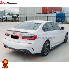 M4 Style Carbon Fiber Trunk Spoiler Wing For BMW 3 Series G20 2019-2022