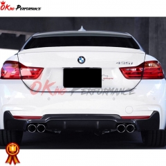 3D Design Style Rear Diffuser For BMW 4 Series F32 F33 F36 2014-2016
