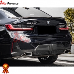 MP Style Dry Carbon Fiber Rear Diffuser Set For BMW 3 Serises G20 M340i LCI 2023-ON