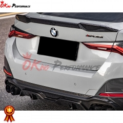 MP Style Dry Carbon Fiber Trunk Spoiler For BMW 4 Series G26 2021-2024