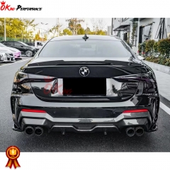 SQ Style Dry Carbon Fiber Rear Diffuser For BMW 4 Series G22 G23 2021-2024