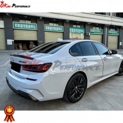 DA Style Carbon Fiber Trunk Spoiler Rear Wing For BMW 3 Series G20 2019-2022