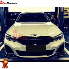 CMST Style Carbon Fiber Front Lip For BMW 3 Series G20 2019-2022