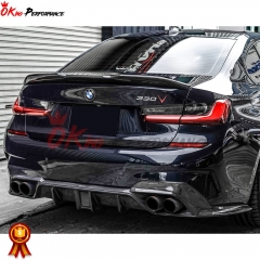 CMST Style Carbon Fiber Rear Diffuser For BMW 3 Series G20 2019-2022