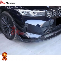 TAKD Style Dry Carbon Fiber Front Lip For BMW 3 Series G20 LCI 2023-On