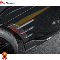 SQ Style Dry Carbon Fiber Rear Fender Trim For BMW 4 Series G22 G23 2021-2024