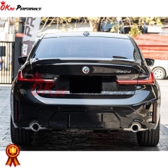 CS Style Carbon Fiber Trunk Spoiler Rear Wing For BMW 3 Series G20 2019-2022