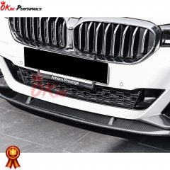 MP Style Carbon Fiber Front Lip For BMW 5 Series F90 M5 LCI 2020-2023