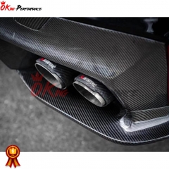 3D-Style Dry Carbon Fiber Rear Diffuser For BMW 5 Series G30 G38 2017-2023
