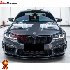 CS Style Dry Carbon Fiber Hood For BMW 5 Series F90 M5 G30 2017-2023