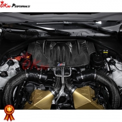 Dry Carbon Fiber Engine Cover For BMW 5 Series F10 M5 F12 F13 F06 M6 2010-2016