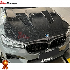 V Style Forged Dry Carbon Fiber Hood For BMW 5 Series F90 M5 G30 2017-2023