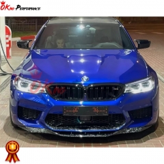 RKP Style Dry Carbon Fiber Front Lip For BMW 5 Series F90 M5 2017-2019