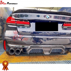 CS Style Dry Carbon Fiber Rear Diffuser For BMW 5 Series F90 M5 2017-2023