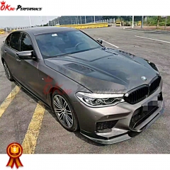 OKing Style Dry Carbon Fiber Hood For BMW 5 Series G30 G38 F90 M5 2017-2023