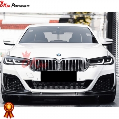 MP Style Carbon Fiber Front Lip For BMW 5 Series F90 M5 LCI 2020-2023