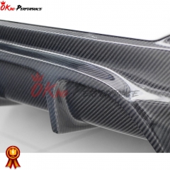 A Style Carbon Fiber Rear Diffuser For BMW 5 Series G30 G38 2017-2023