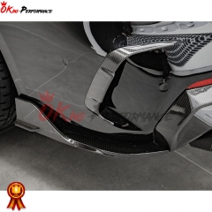 Dry Carbon Fiber Rear Bumper Canards For BMW 4 Series G22 G23 2021-2024