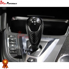 Carbon Fiber Interior Gear Knob Cover Replacement For BMW 5 Series F10 M5 2010-2016