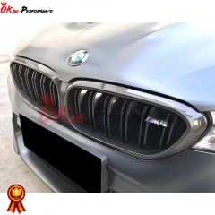 Dry Carbon Fiber Front Grill Cover For BMW 5 Series F90 M5 2017-2019