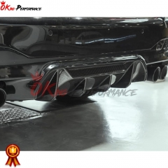MP Style Dry Carbon Fiber Rear Diffuser For BMW 5 Series F90 M5 2017-2023