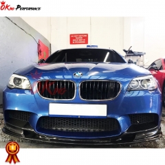 3D Style Carbon Fiber Front Lip For BMW 5 Series F10 M5 2010-2016