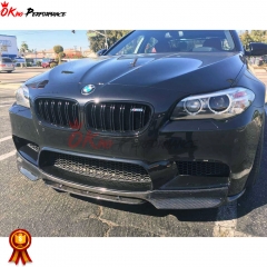 Vorsteine Style Carbon Fiber Front Lip For BMW F10 M5 2010-2016