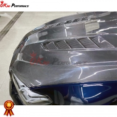 V Style Dry Carbon Fiber Hood For BMW 5 Series F90 M5 G30 2017-2023