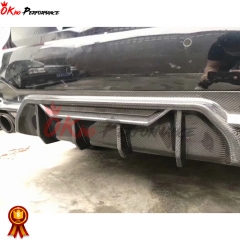 Sport-Style Dry Carbon Fiber Rear Diffuser For BMW 5 Series G30 G38 2017-2023