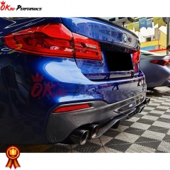 MP Style Carbon Fiber Rear Diffuser For BMW 5 Series F90 M5 2017-2023