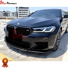 ST Style Dry Carbon Fiber Front Lip For BMW 5 Series F90 M5 LCI 2020-2023