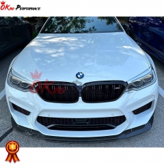 MT Style Dry Carbon Fiber Front Lip For BMW 5 Series F90 M5 2017-2019