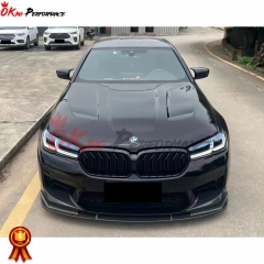 3D Style Dry Carbon Fiber Front Lip For BMW 5 Series F90 M5 2017-2019