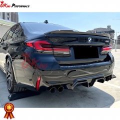 CS Style Dry Carbon Fiber Rear Diffuser For BMW 5 Series F90 M5 2017-2023