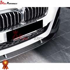 MP Style Carbon Fiber Front Lip For BMW 5 Series F90 M5 LCI 2020-2023