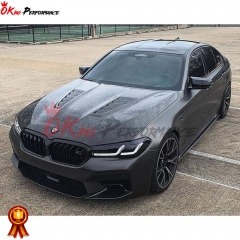 V Style Carbon Fiber Hood For BMW 5 Series F90 M5 G30 2017-2023