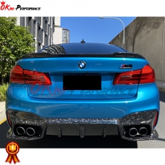 3D-Style Dry Carbon Fiber Rear Diffuser For BMW 5 Series F90 M5 2017-2023