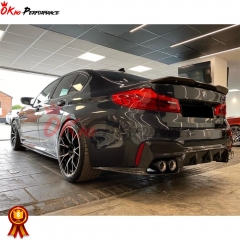 3D-Style Carbon Fiber Rear Diffuser For BMW 5 Series F90 M5 2017-2023