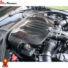 Carbon Fiber Engine Cover For BMW 5 Series F10 M5 F12 F13 F06 M6 2010-2016