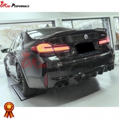 MP Style Dry Carbon Fiber Rear Diffuser For BMW 5 Series F90 M5 2017-2023