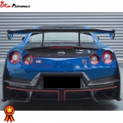 MY24 Nismo Style Half Carbon Fiber Rear Bumper For Nissan R35 GTR 2008-2024