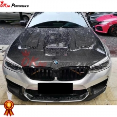 CS Style Carbon Fiber Hood For BMW 5 Series F90 M5 G30 2017-2023