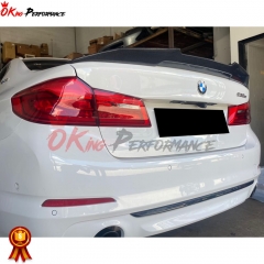 PSM Style Carbon Fiber Rear Trunk Spoiler For BMW 5 Series G30 G38 F90 M5 2017-2023