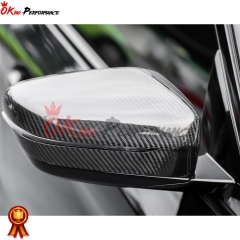 OEM Style Dry Carbon Fiber Side Mirror Cover For BMW 5 Series G30 G38 2017-2023