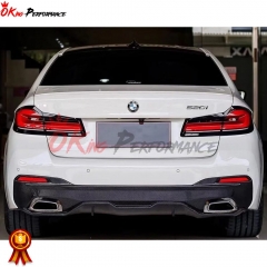 MP Style Carbon Fiber Rear Diffuser For BMW 5 Series G30 G38 2017-2023