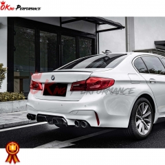 M5 Style Dry Carbon Fiber Rear Trunk Wing For BMW 5 Series G30 G38 2017-2019