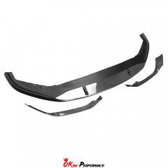 MP Style Carbon Fiber Front Lip For BMW 5 Series G30 G38 LCI 2020-2023