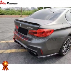 3D-Style Dry Carbon Fiber Rear Spoiler Trunk Wing For BMW 5 Series G30 G38 F90 M5 2017-2023